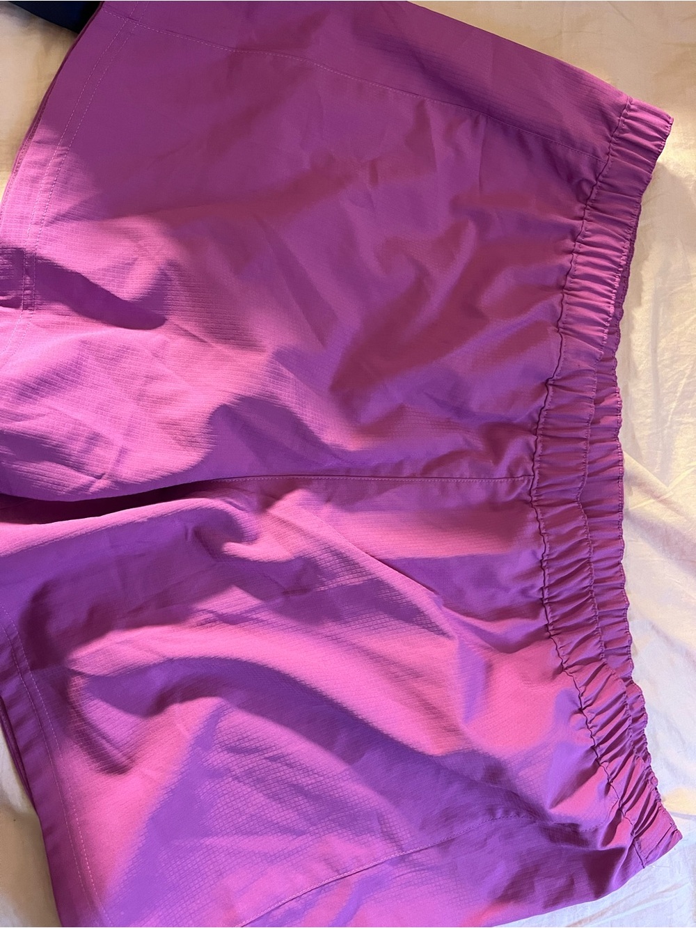 Colombia Bright Purple Elastic Waist Shorts